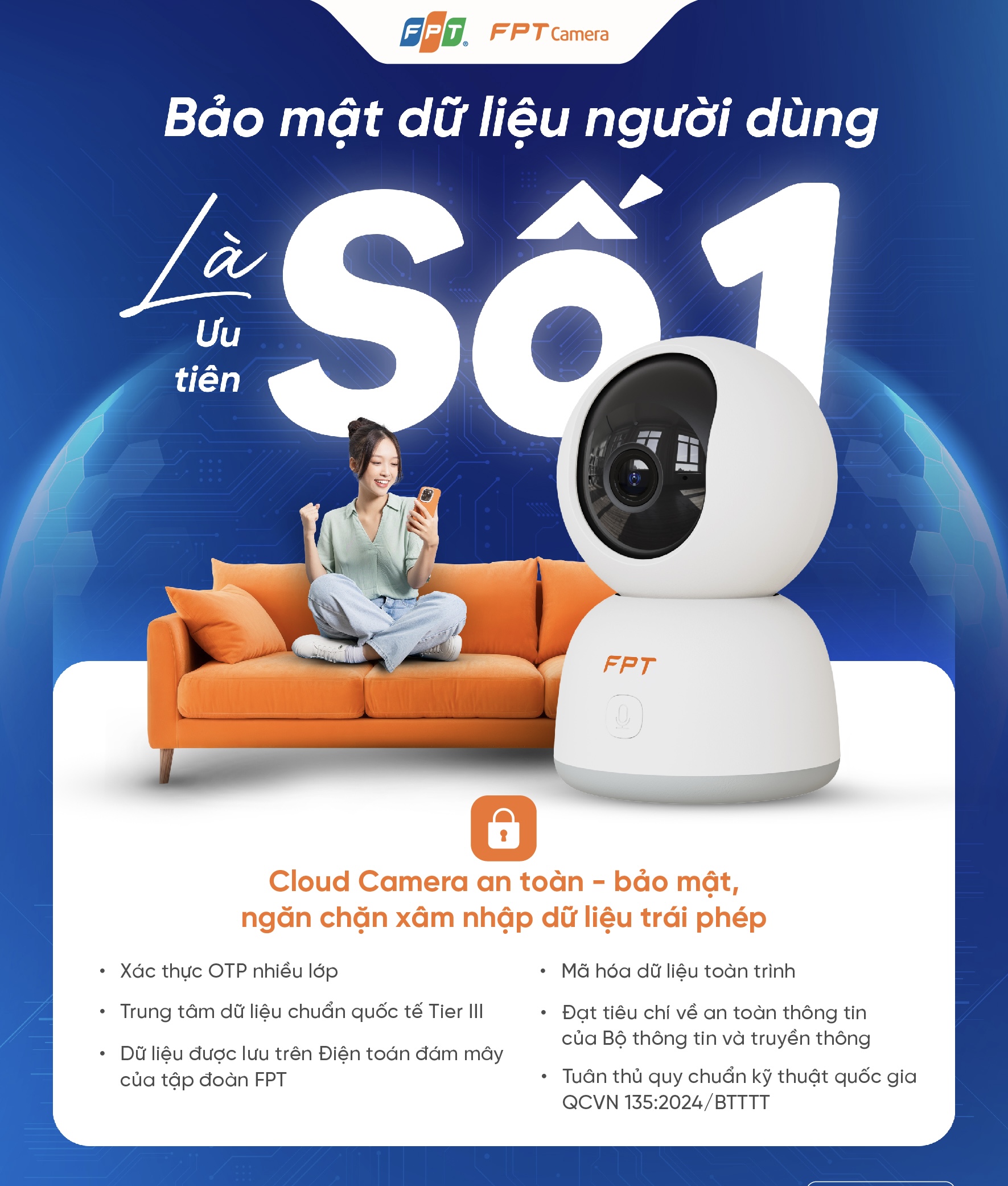 FPT CAMERA - BẢO MẬT DỮ LIỆU NGƯỜI DÙNG LÀ ƯU TIÊN SỐ 1