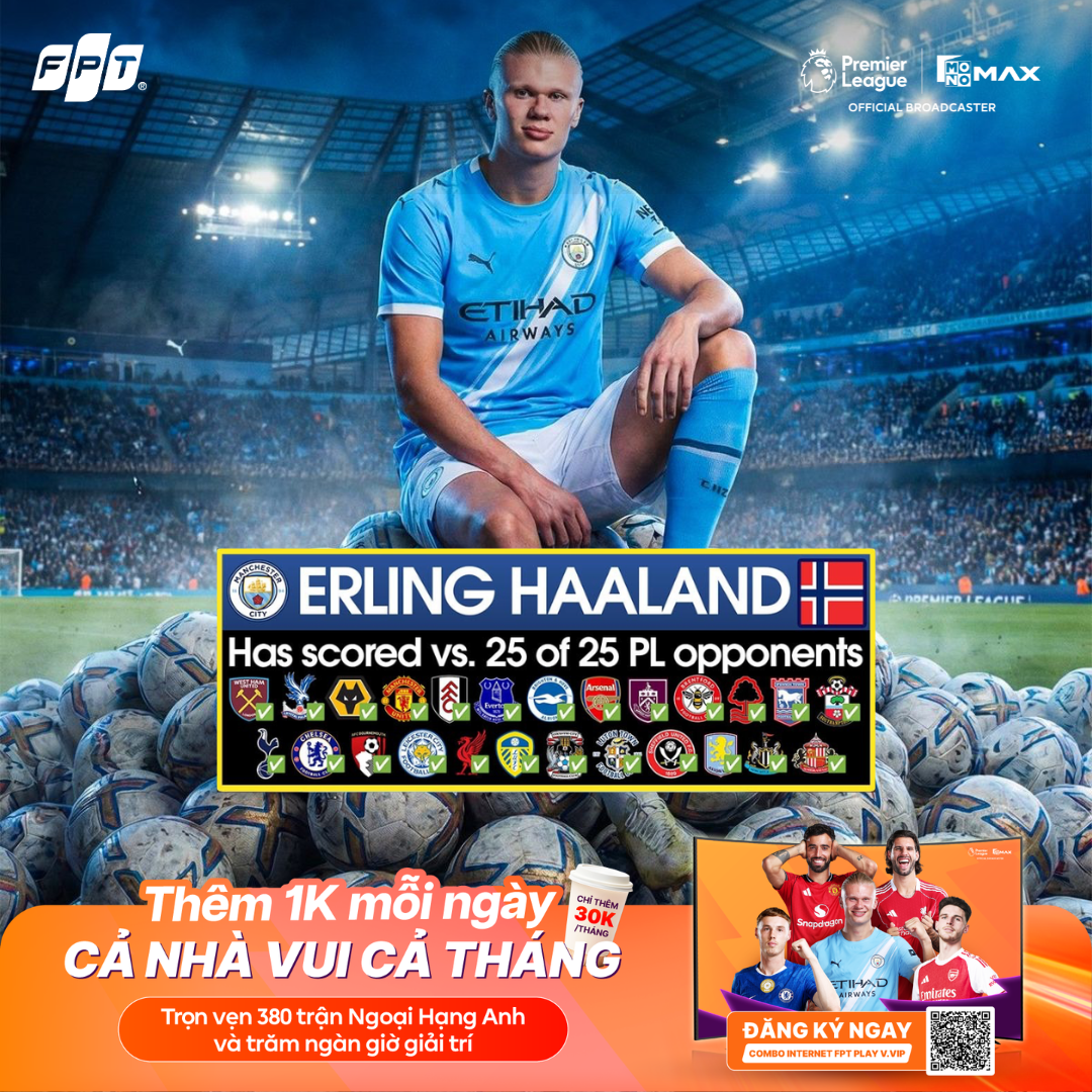 Erling Haaland - QUÁI VẬT THỰC SỰ CỦA NGOẠI HẠNG ANH!