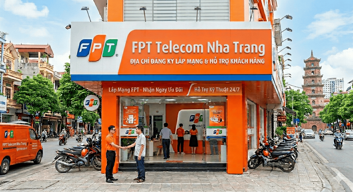 FPT Telecom Nha Trang | Địa chỉ đăng ký Lắp Mạng và hỗ trợ khách hàng